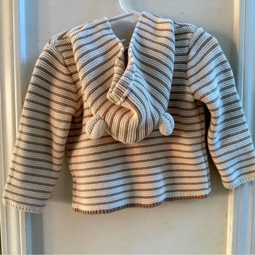 Baby Gap Striped Hooded Cardigan
